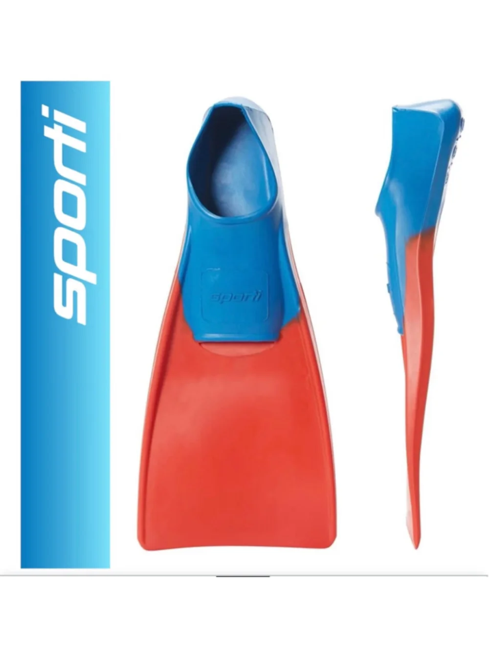 NEW Sporti Unisex Kids Long Floating Swim Fins Pool Lap Swimming Youth 13-1